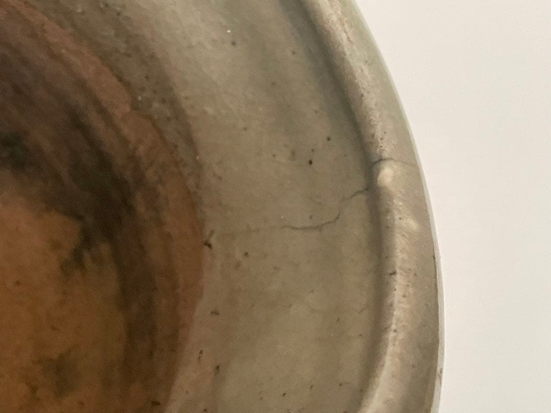 陶芸家　人間国宝　濱田庄司　浜田庄司　初窯印　灰釉　三つ足　香炉　香爐