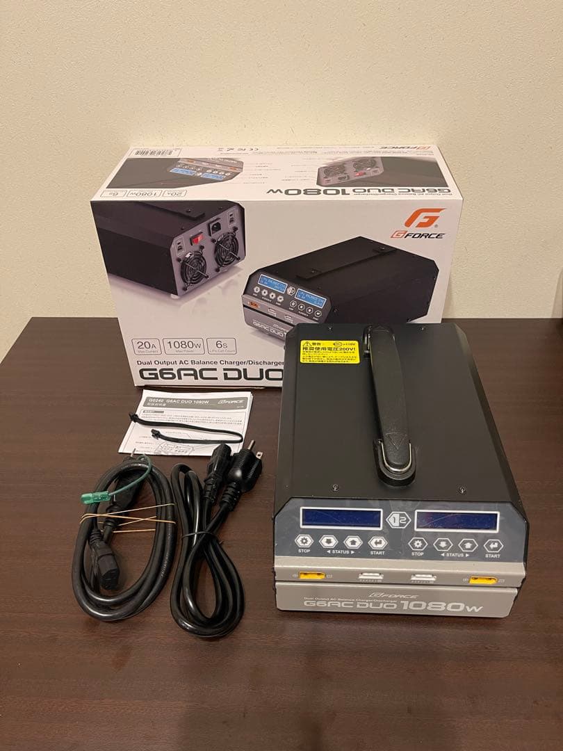 中古　ジーフォース　G6AC 1080W 充電器　6セル専用＠