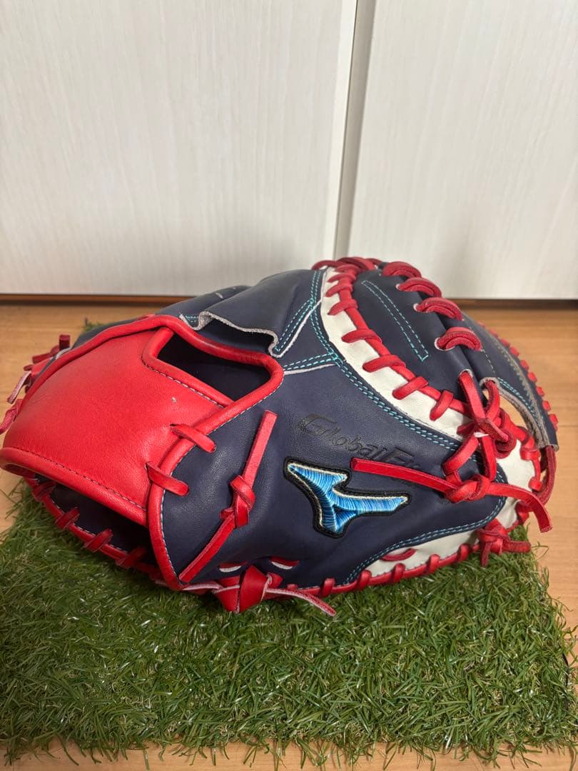 嶋モデル　ミズノ　ダイバーシティブルー　グローバルエリート　キャッチャーミット