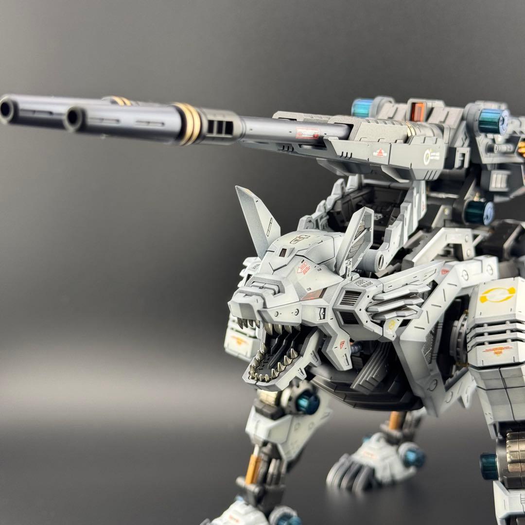 コトブキヤ ゾイド ケーニッヒウルフ デュアルスナイパーライフルセット 全塗装