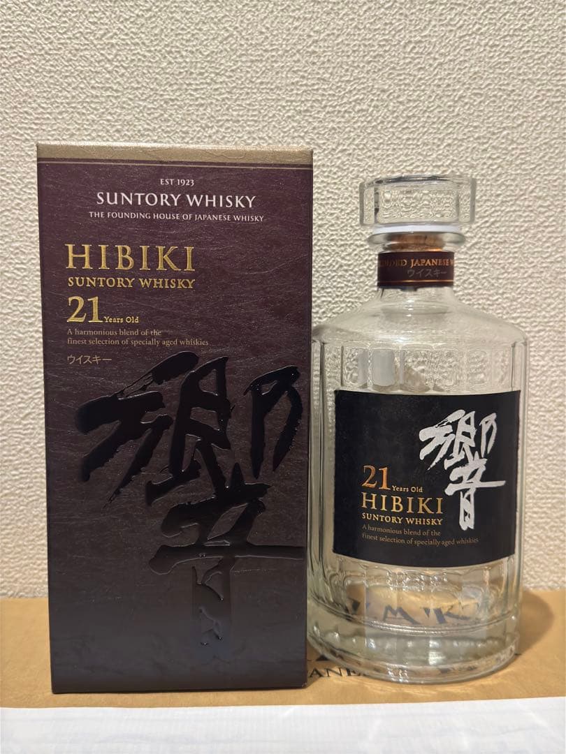 響 21年 空き瓶 空瓶 箱 1本