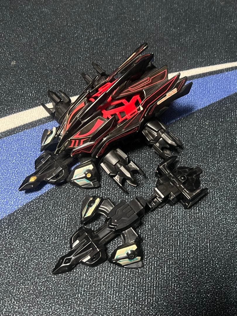 クラッシュギアシリーズ　ブラックガルダフェニックス+両スペアウェポン付き