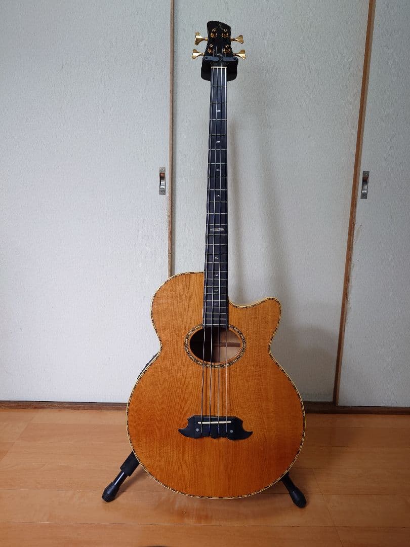 ATHLETE/アスリート AX-4 4弦 アコースティックベース ギグケース付