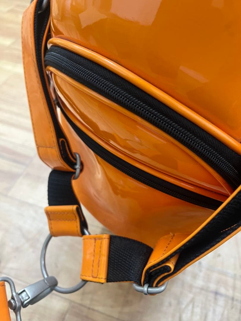 非売品 Jeep ジープ キャディバッグ エナメル オレンジ ゴルフ　車　自動車