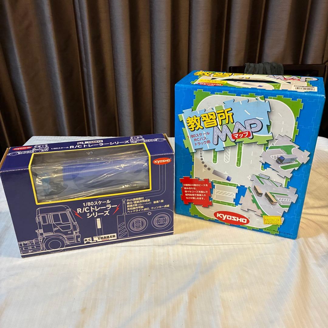京商 1/80 R/Cトレーラー・日産ディーゼル ビッグサム　教習所マップ
