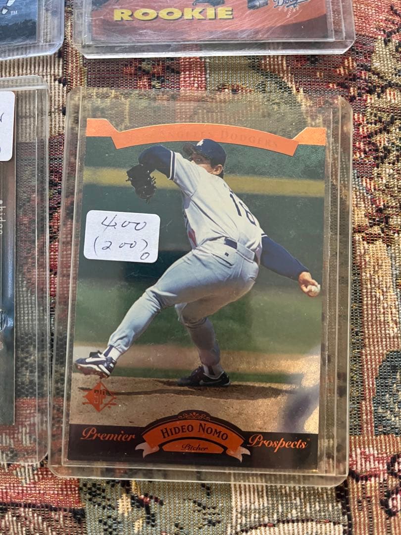 野茂英雄　ドジャース　野球カード