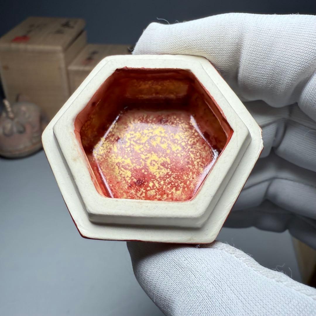 香合まとめて七点　茶道具　仁清写　桐鳳　豊斎　萩　清水　裏千家　表千家　お香