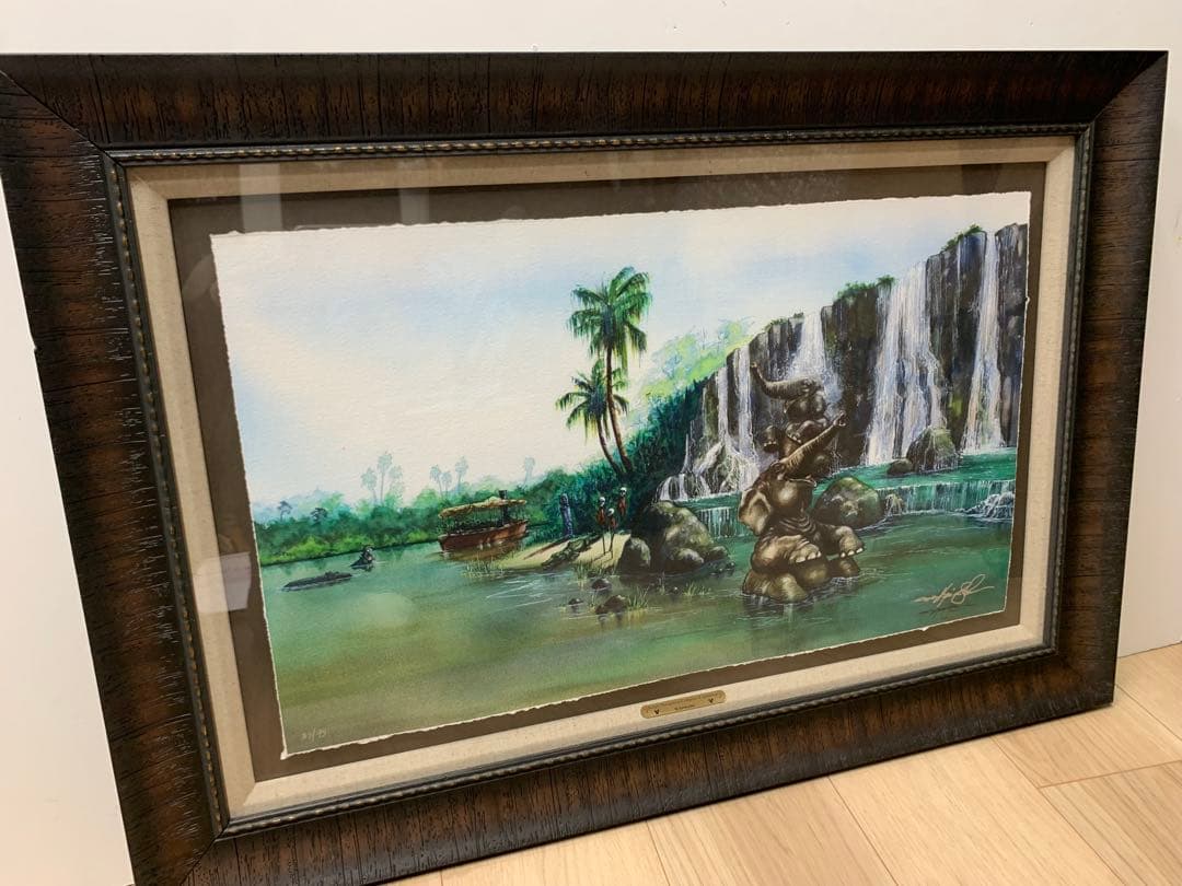 ディズニー　ジャングルクルーズ　絵　アート　レア disney fine art