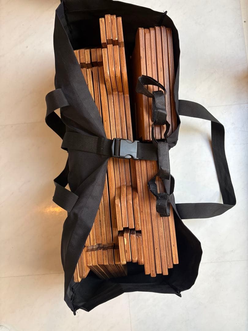 CAPTAIN STAG ヘキサゴンテーブル 収納バッグ付き