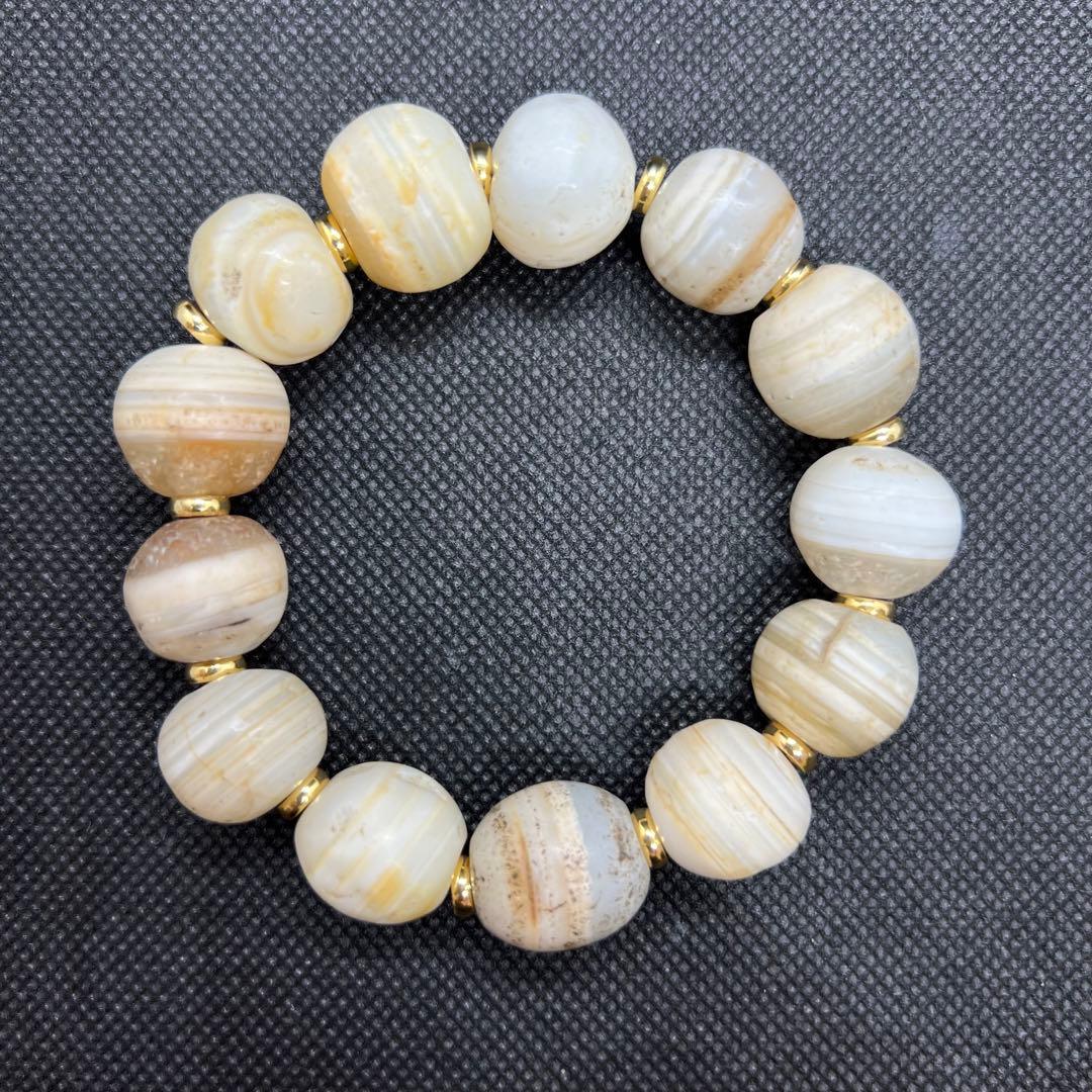 【アンティーク ビーズ】アンティーク アゲート ビーズ 1200年-1700年前