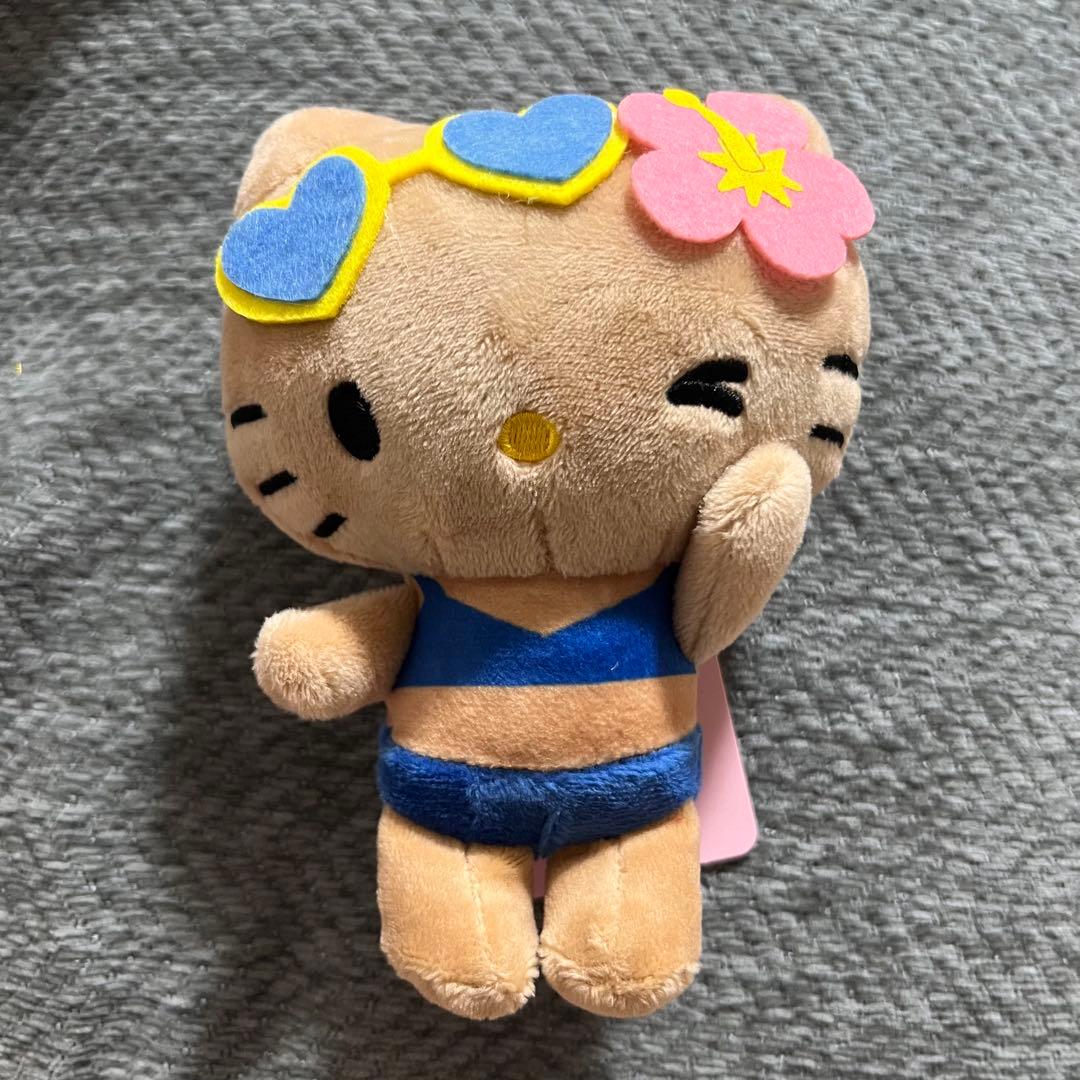 日焼けハローキティ ぬいぐるみ セット