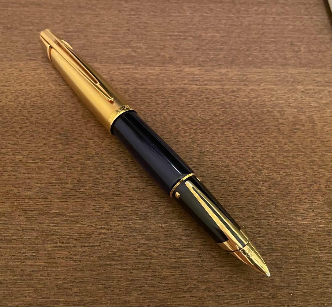 ウォーターマン 万年筆 エドソン サファイアブルー L