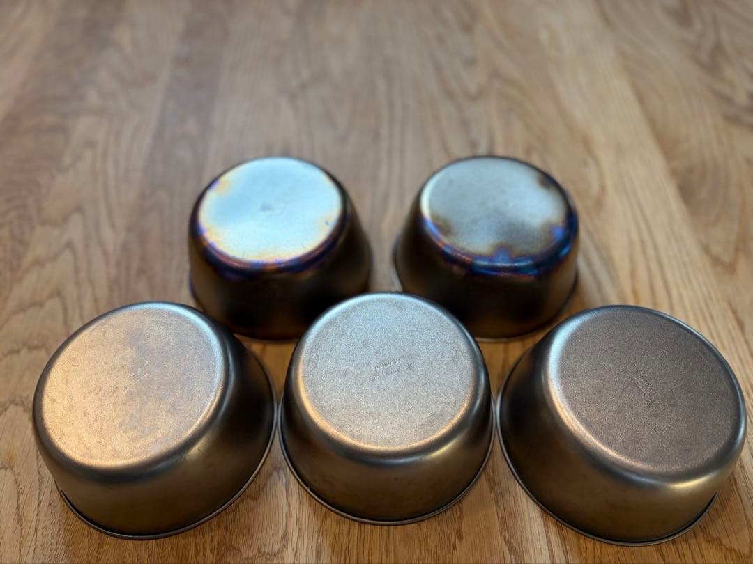 スノーピーク トレックチタンボウル プレート 5個セット