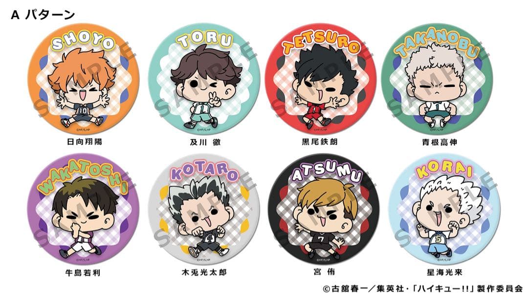 ハイキュー!!　mochocho Vol.2 トレーディングビッグ缶バッジA