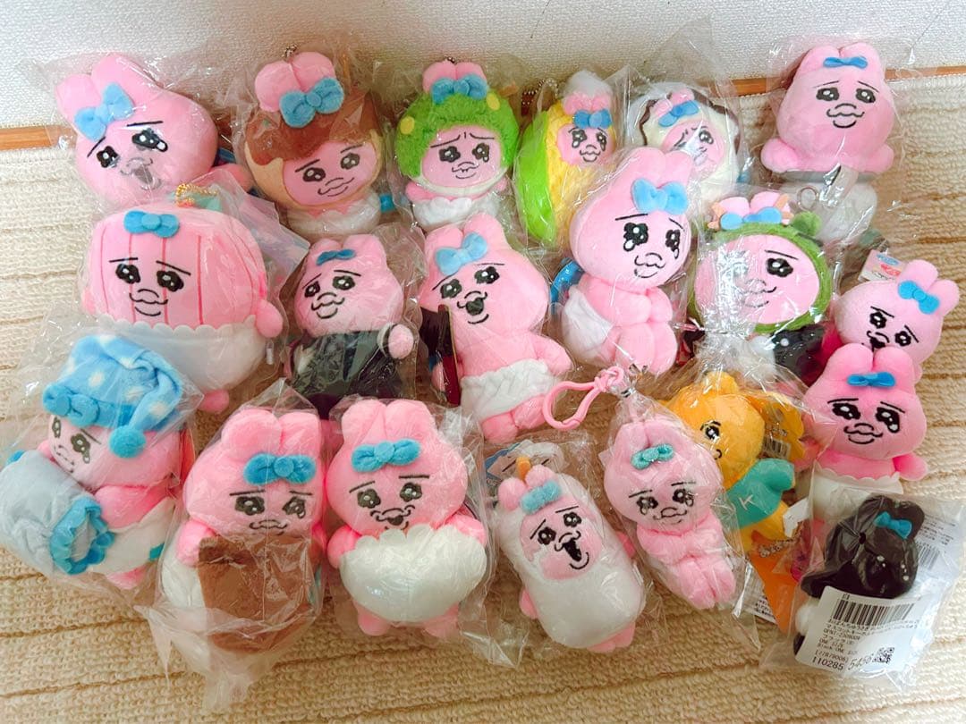 おぱんちゅうさぎ 歴代人気マスコットぬいぐるみ 20個セット