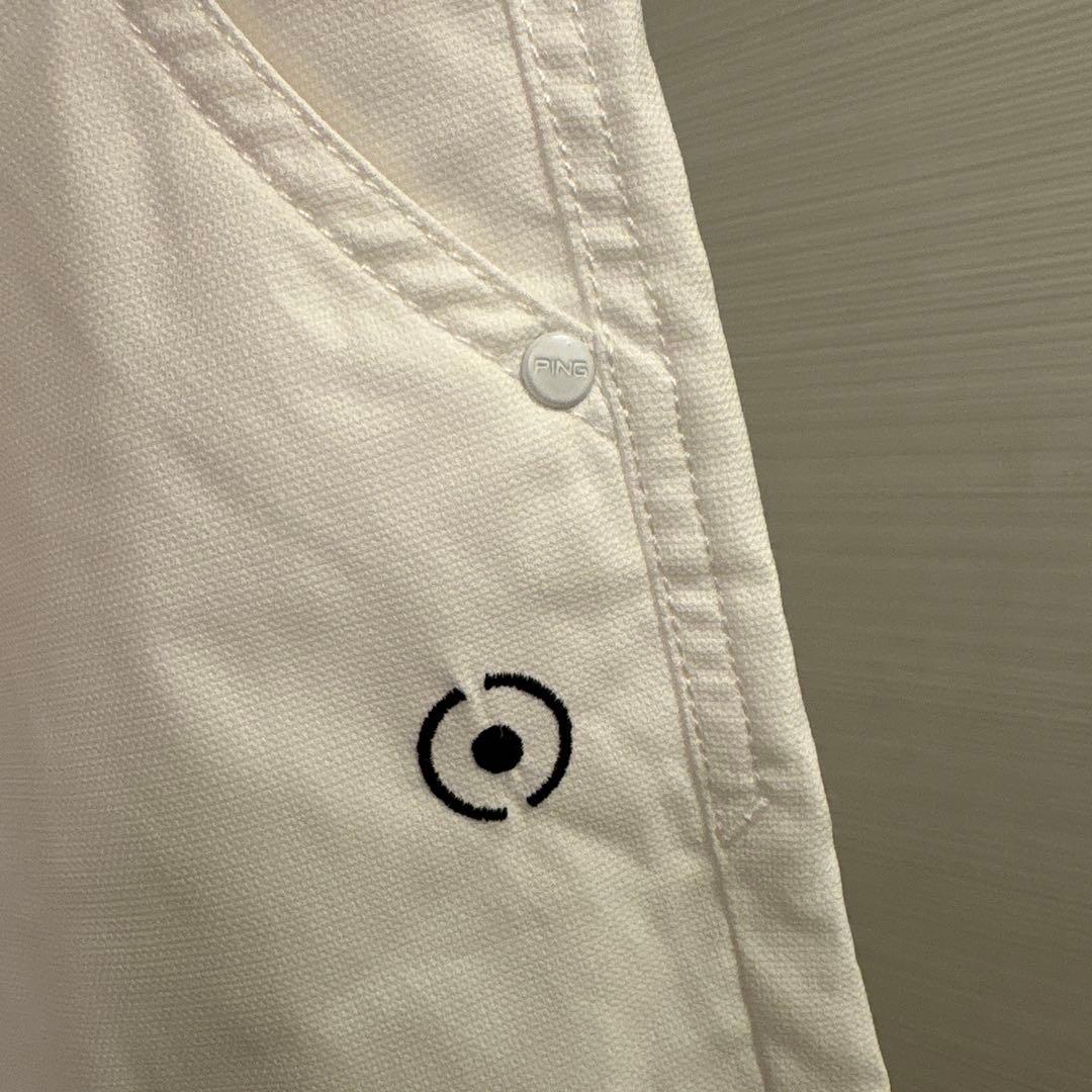 ゴルフレディースパンツ　ping 白