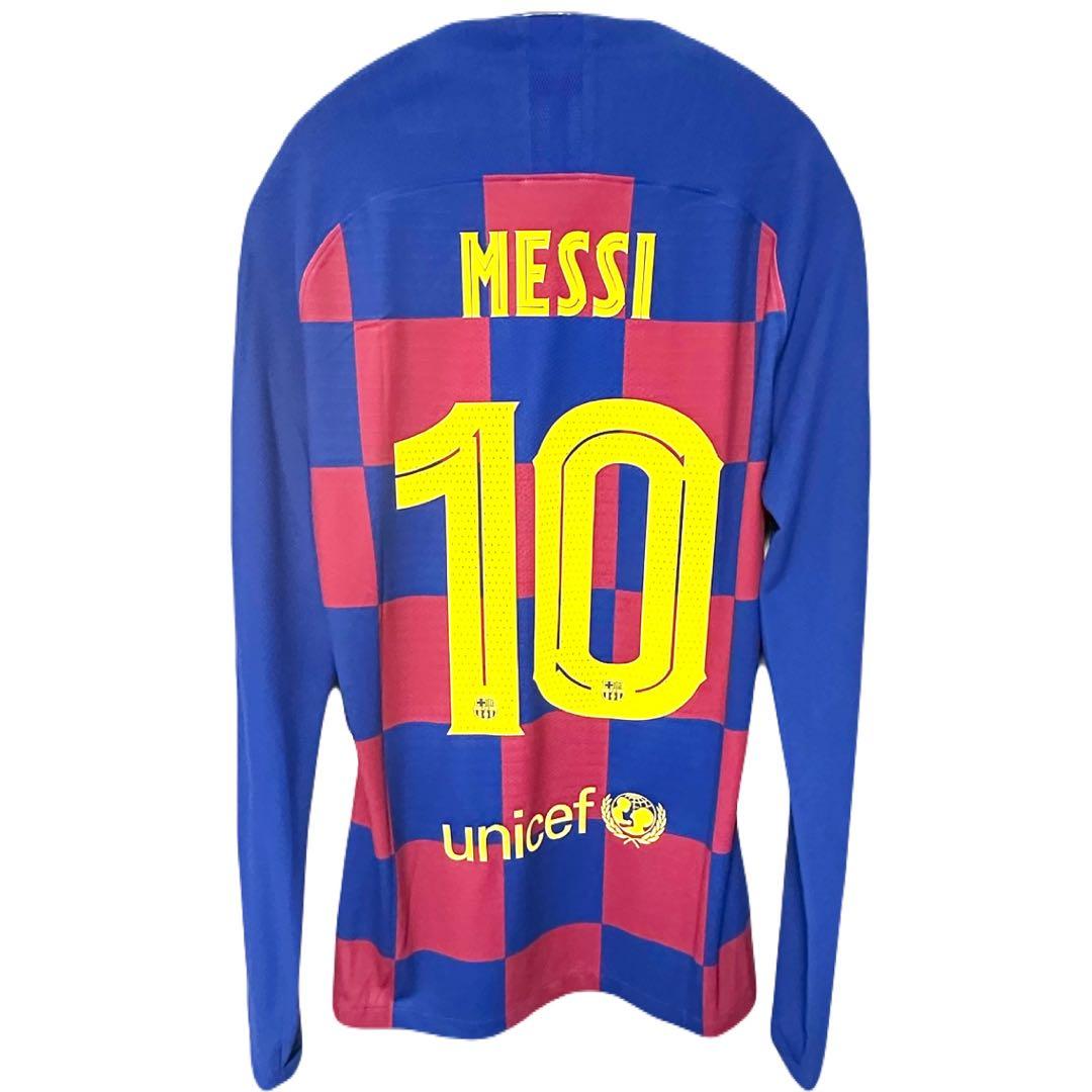 【メッシ#10】バルセロナ 選手支給ユニフォーム 19/20 長袖Mサイズ