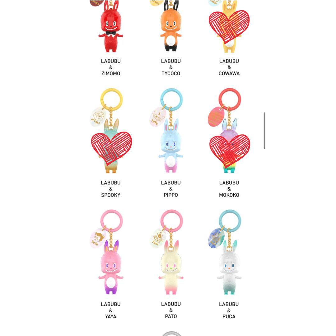 キーホルダー・アクリルキーホルダー POPMART THE MONSTERS 10th Anniversary