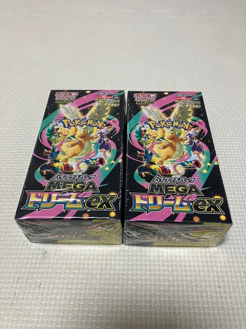 新品未開封　ポケモンカードゲーム MEGA ドリームex 　 2BOXセット