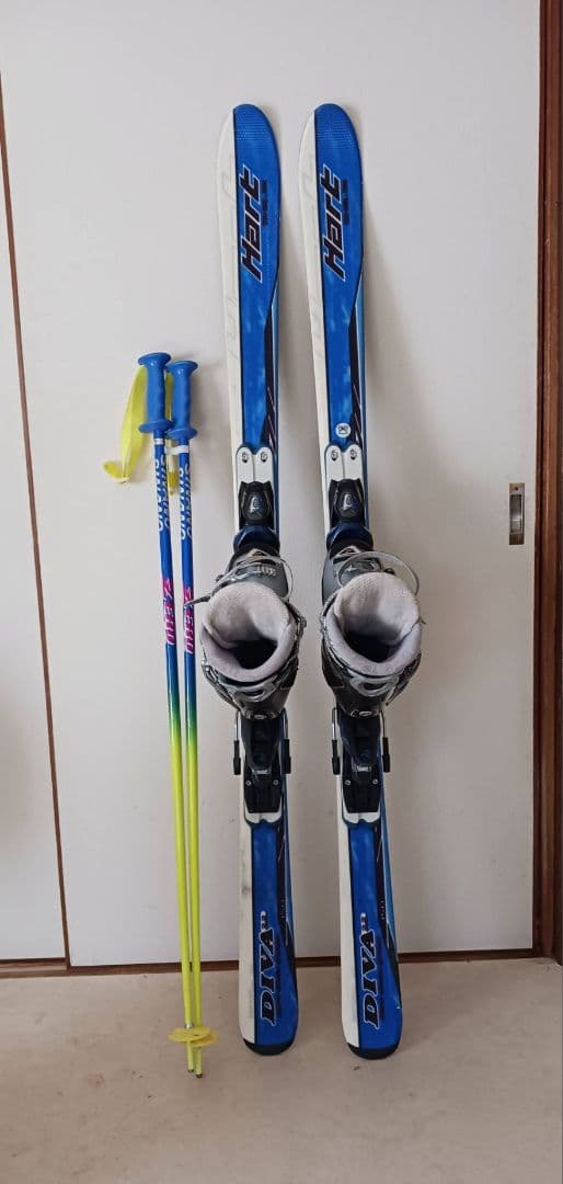 Hart　Diva (ディーバ) 　ノルディカブーツ　スキー板セット 青23.5