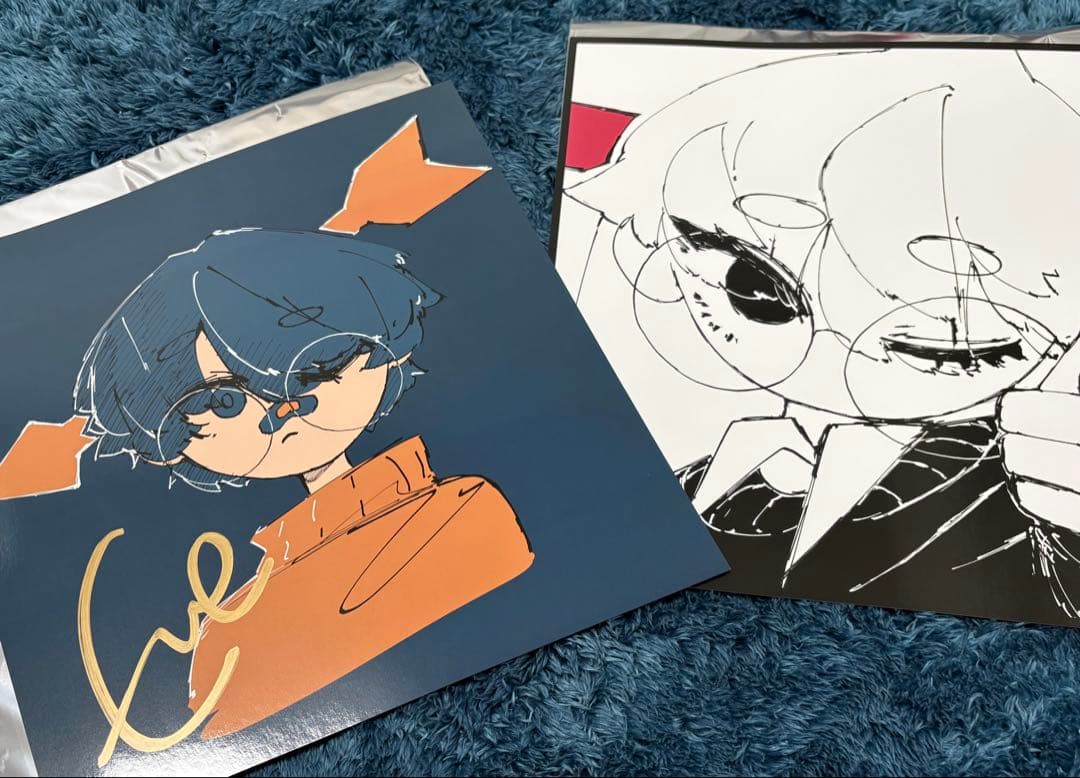 Eve アイコン　lazy cat サイン　ジャケット　UnderBlueくじ