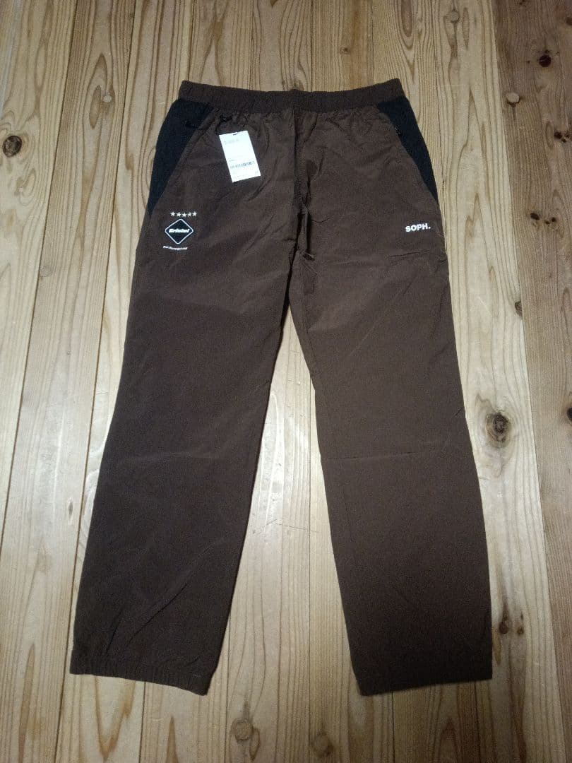 F.C.RealBristolSOPH.ウォームアップパンツブラウン✕ブラックL
