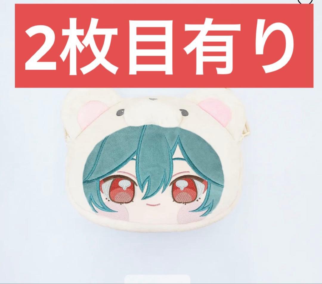 あんスタ　ライカ　いつぬい おかおBIGショルダー　缶バッジ　Aug idol