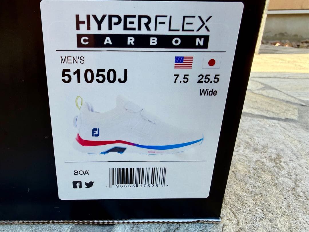 FOOT JOY　ハイパーフレックス カーボン ボアシューズ　元箱付き