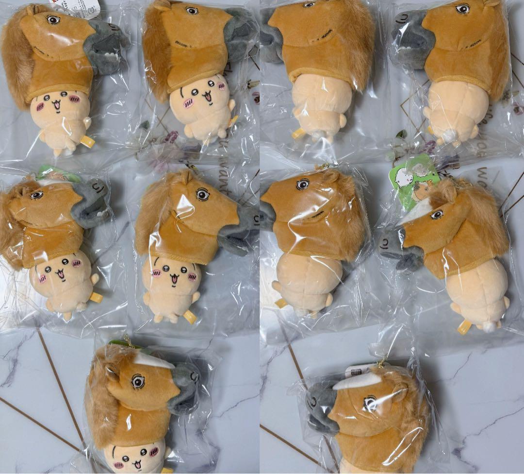【新品】ちいかわ 馬を被ったうさぎ　マスコット　5点セット