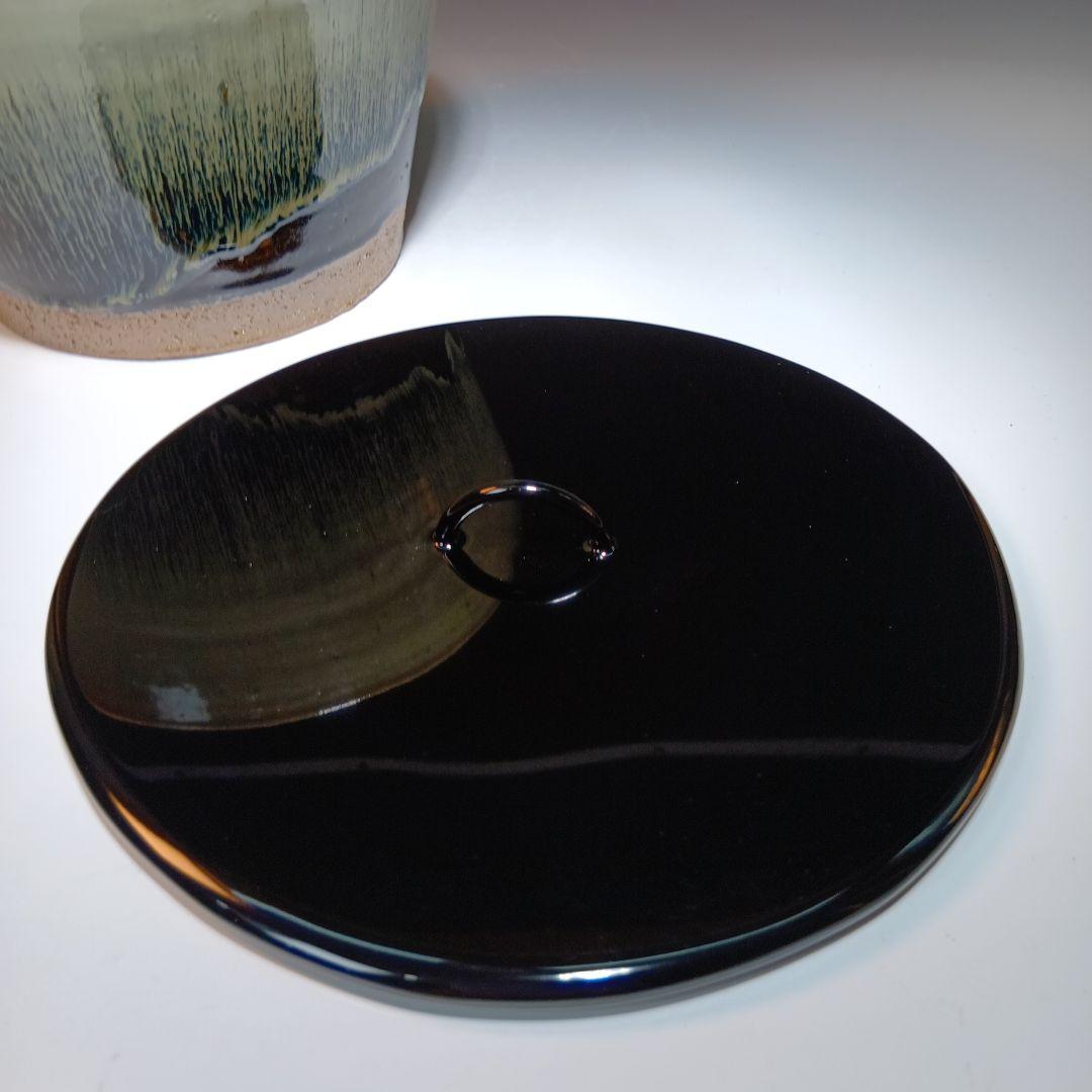 値下げ茶道具　昇典窯(山草)　朝鮮唐津水指　 共箱　美品　未使用品