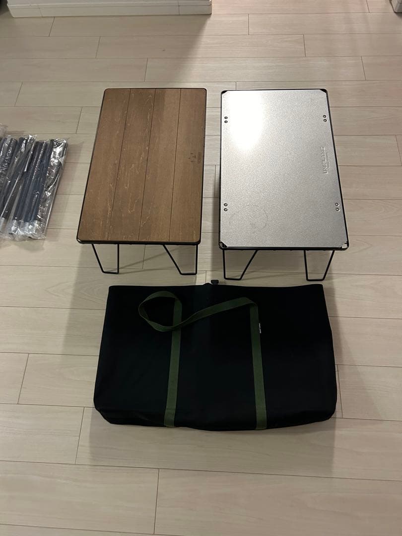 ユニフレーム(UNIFLAME) フィールドラック ブラック 2個　専用ケース