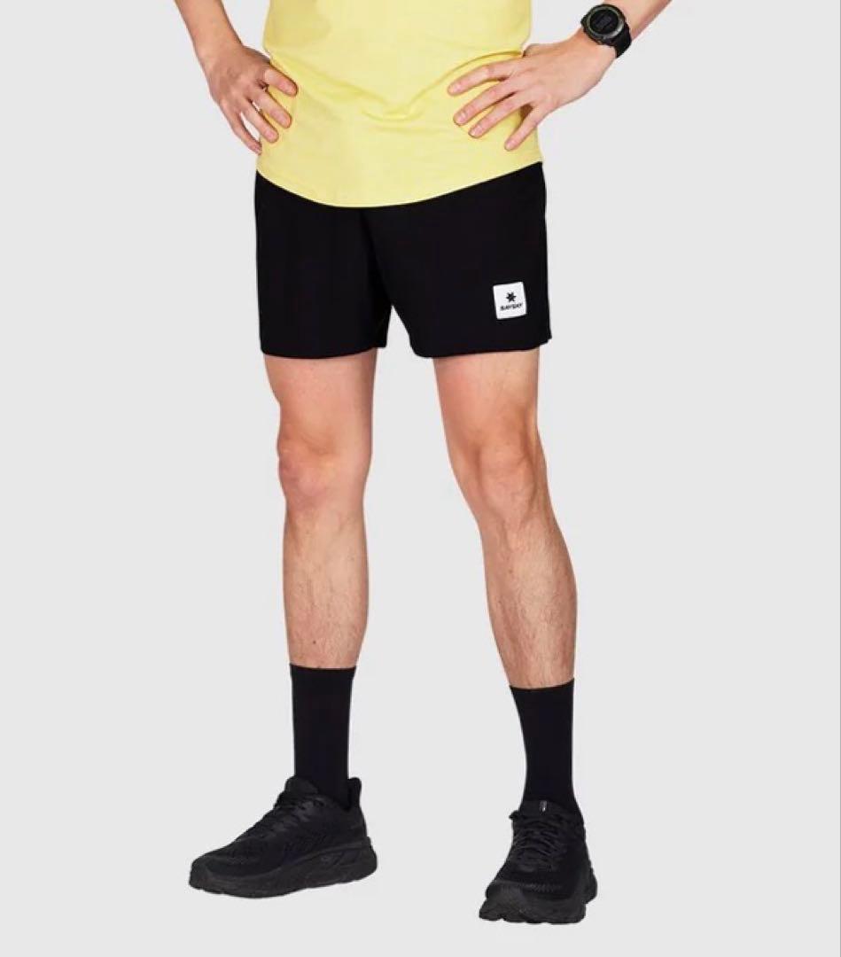 SAYSKYランニングショーツ 5INCH - BLACK Mサイズ