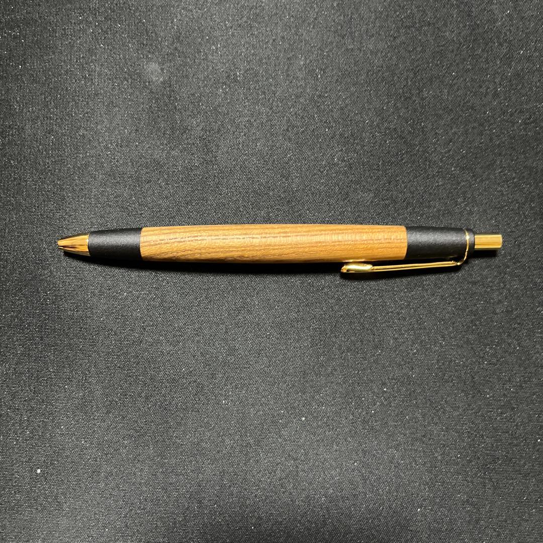 ボナンペン　木製シャープペンシル　欅　真鍮