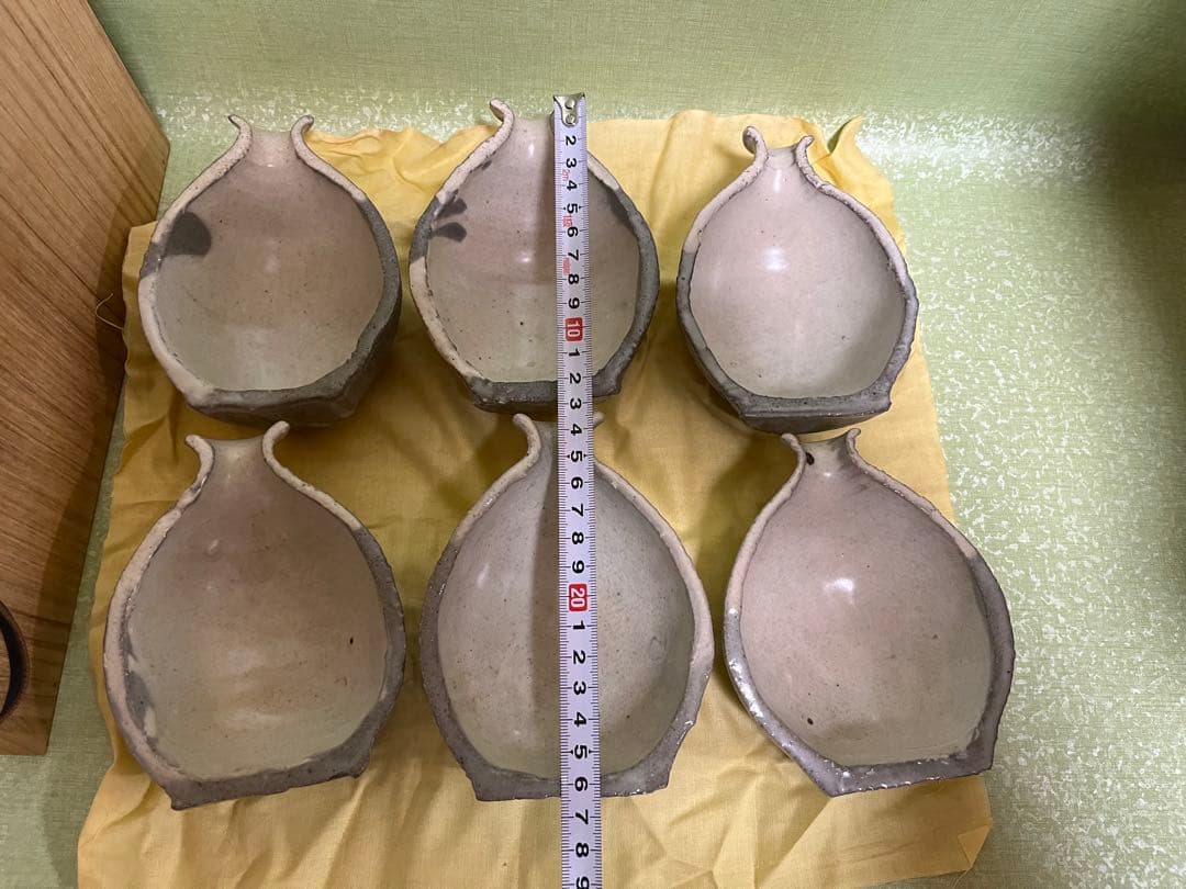 (ト23) 向付け 切り徳利 6客 [ 槇 啓州 ] 讃岐七宝山旺禅寺窯