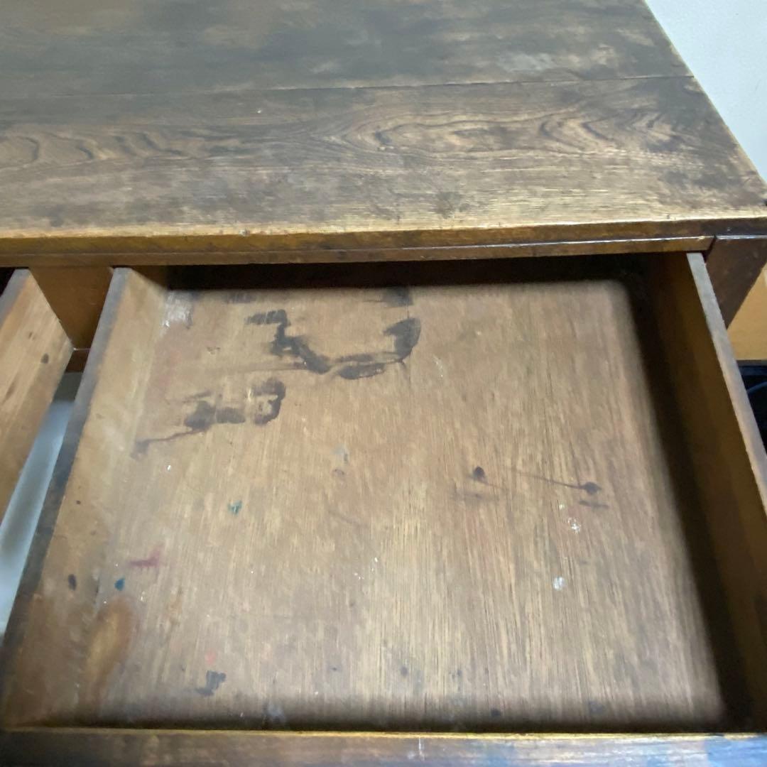 最終価格！長期自宅保管 文机 横幅89cm 奥行59cm 高さ34cm 脇机 机