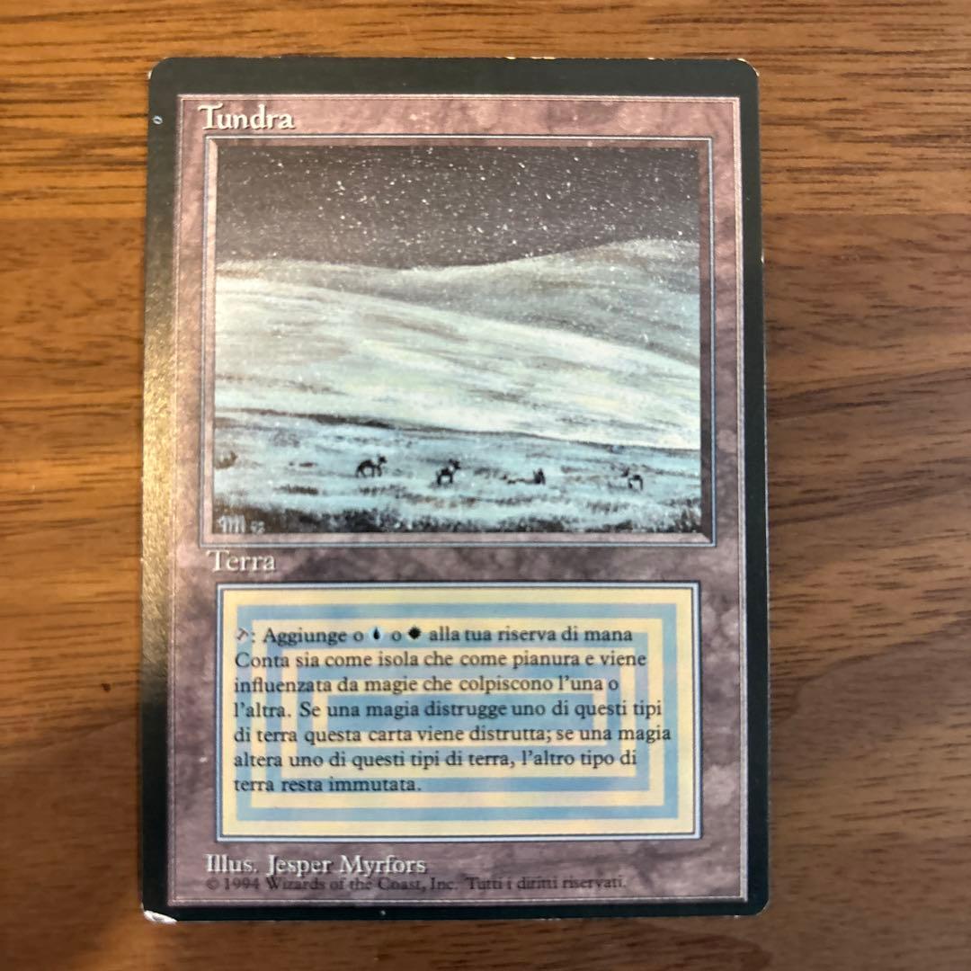 mtg Tundra イタリア語　FBB 黒枠