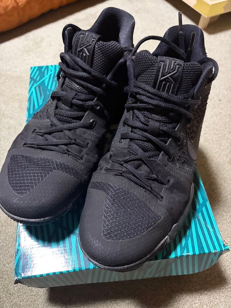 NIKE ナイキ カイリー3 マーブルブラック 27㎝