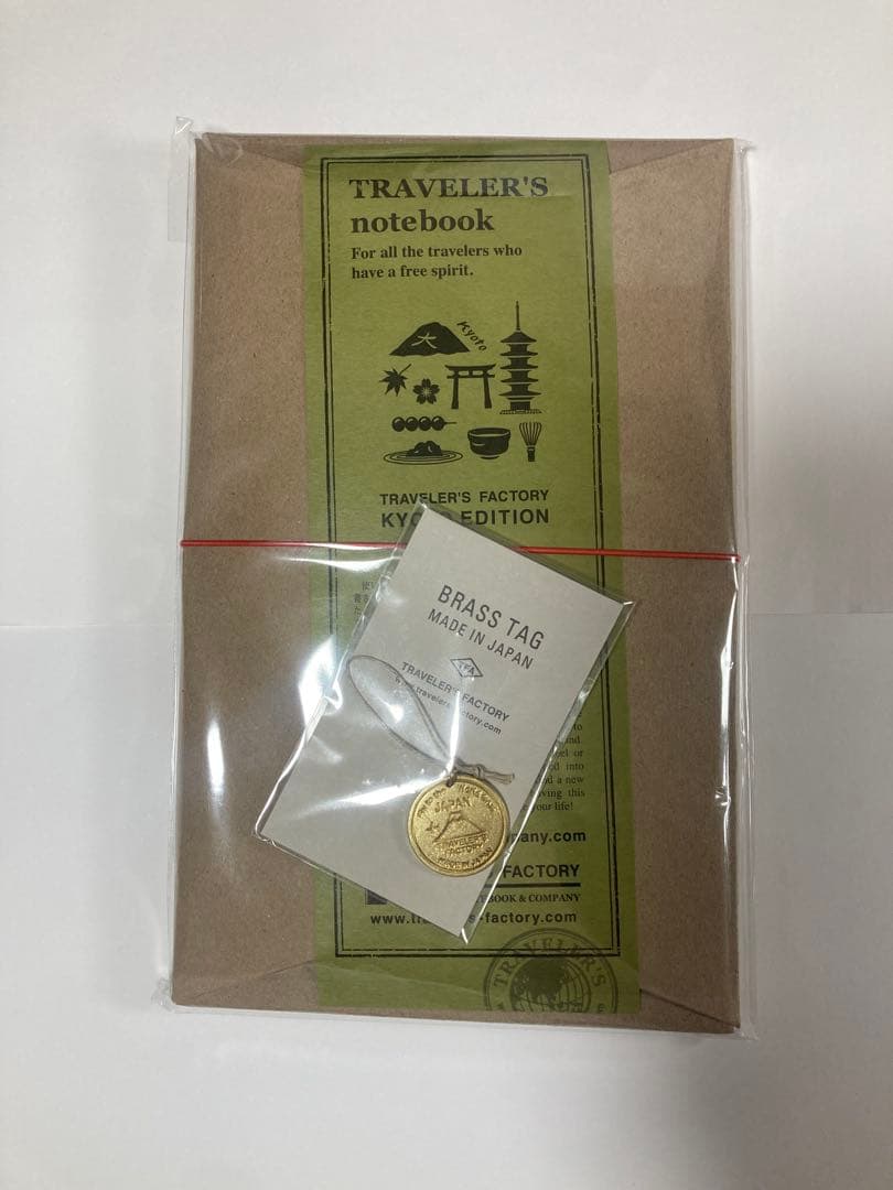 トラベラーズファクトリー 京都限定ノートブック&ブラスタグ(Japan ver)