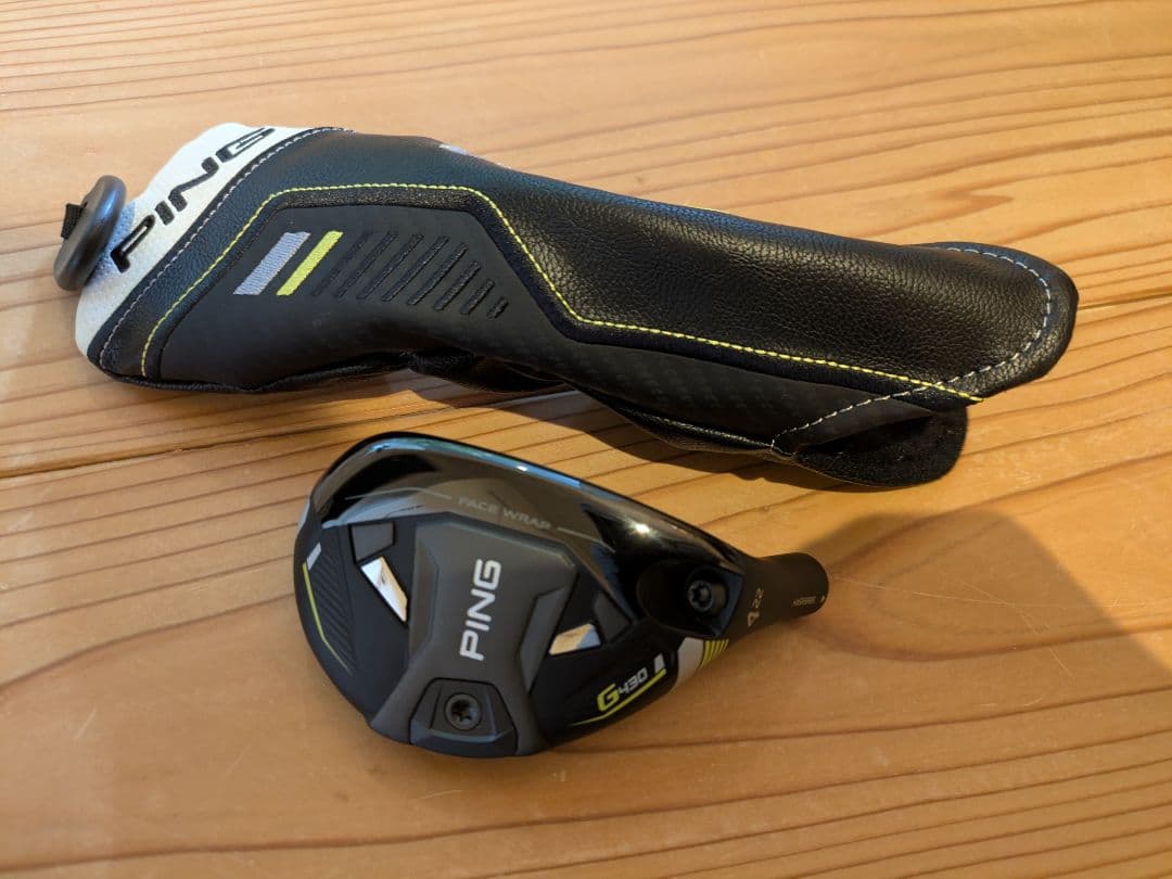 送料無料！美品　PING G430 4番　22°　ヘッドカバー付きヘッドのみ