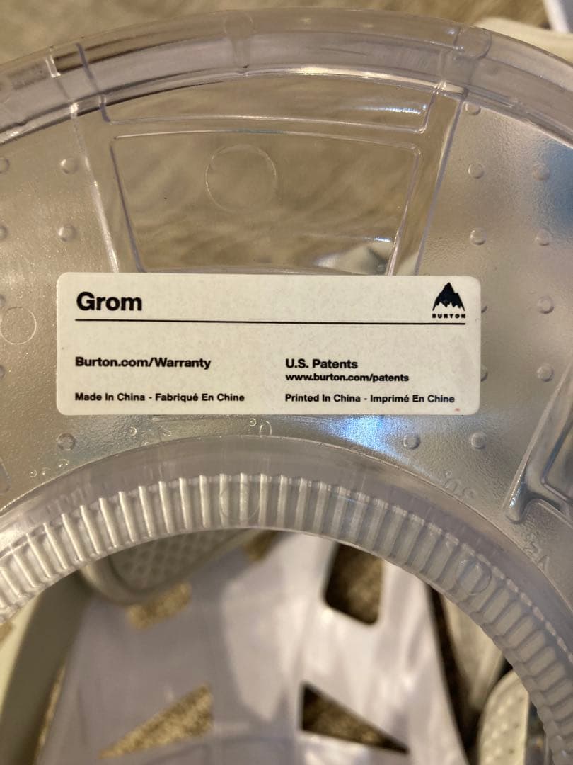 BURTON グロム スノーボードビンディング 子供用 Mサイズ