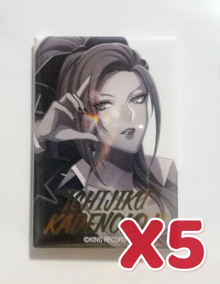 ヒプノシスマイク　勘解由小路無花果　メタリックスクエア缶バッジセット