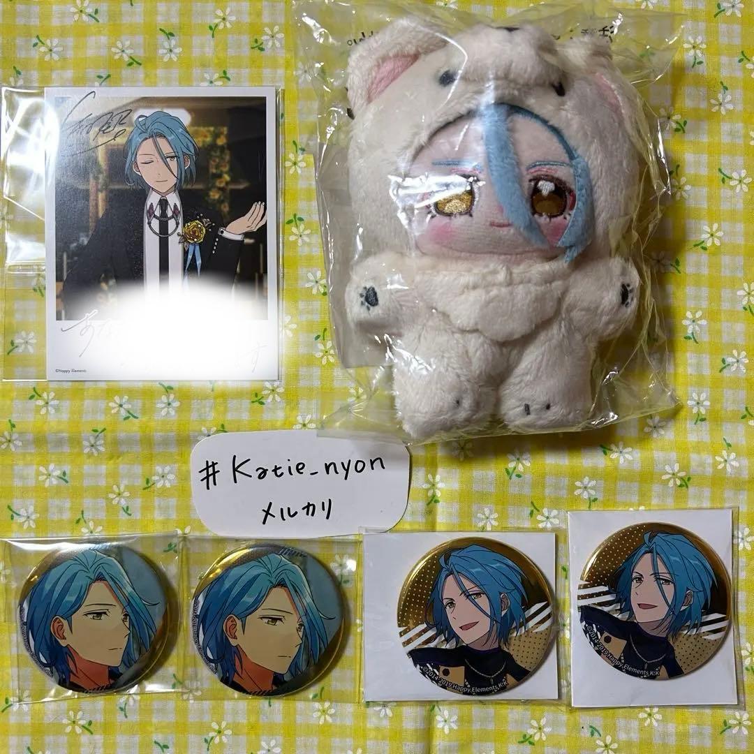 【セット】あんスタ いつぬい バースデーカード 缶バッジ HiMERU