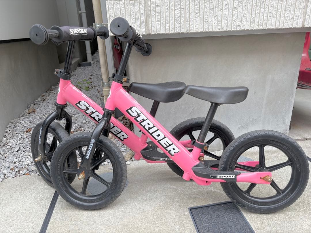 ストライダー　12インチ-ピンクの２台セット