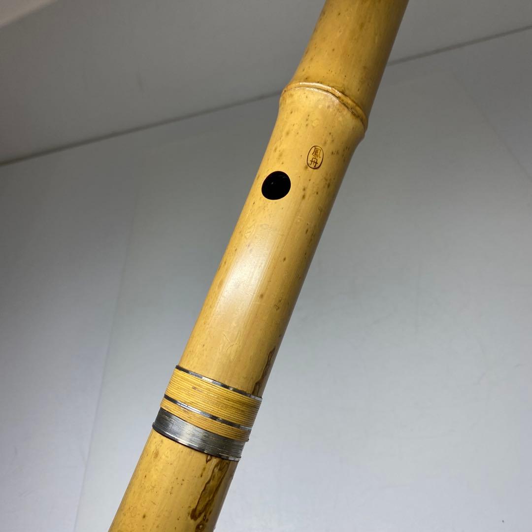 鳳舟　銀三線尺八　65cm 東7-1026①
