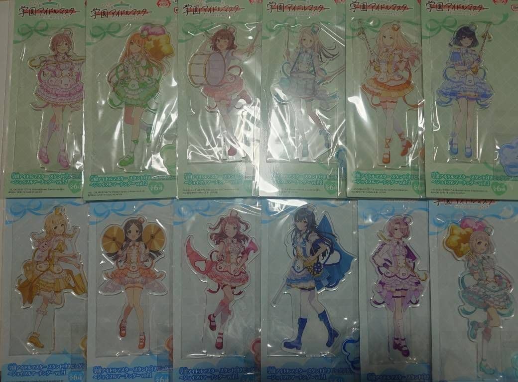 学園アイドルマスター スタンド付きビッグアクリルプレートジョイフルマーチング全種