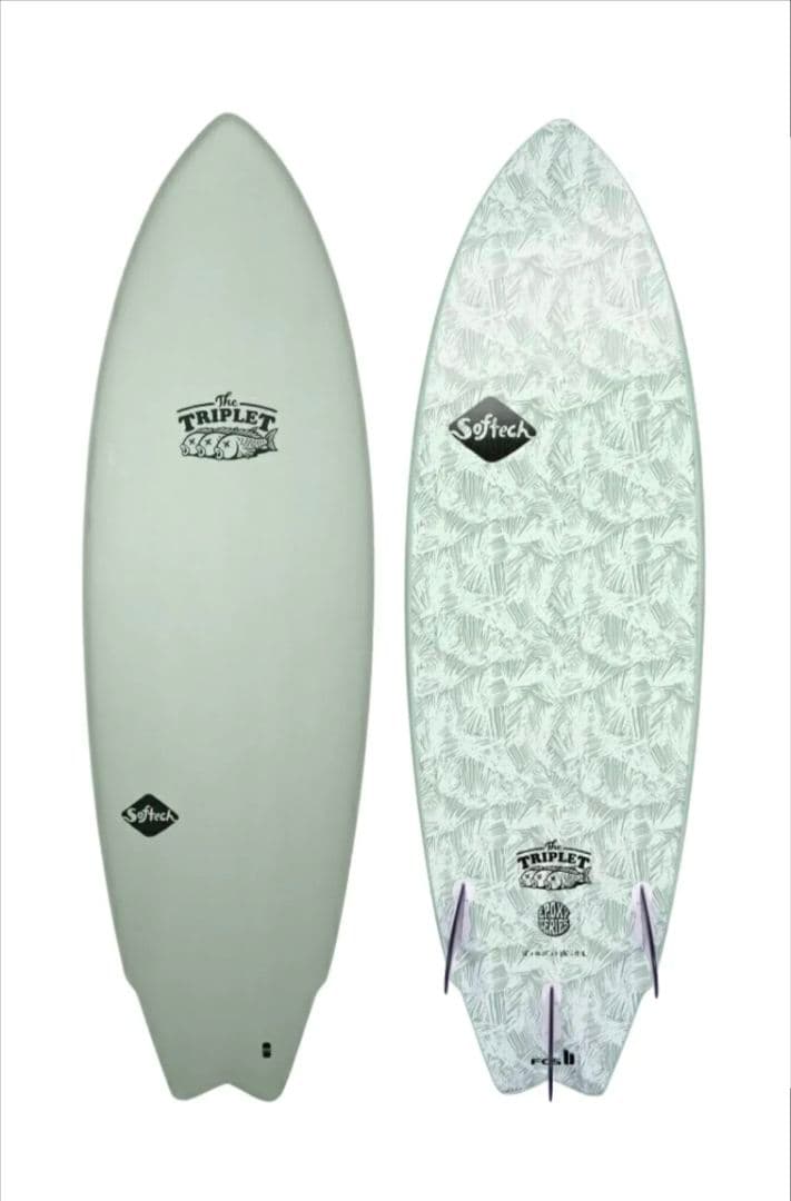 ソフトボード triplet 58 ソフテック Softech FCS2