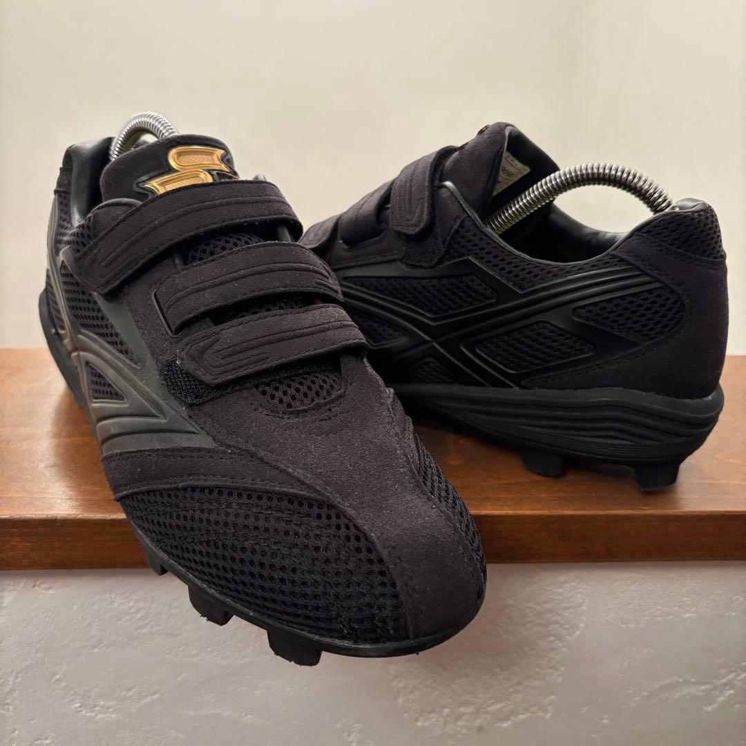 野球ポイントスパイク ベルクロ 黒ブラック SSK 高校野球 ヒーローステージ