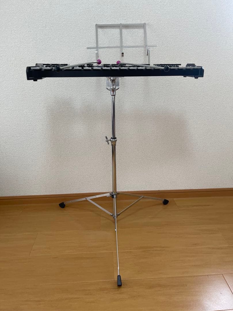 SUZUKI楽器製　鉄琴 調整可能スタンド付き