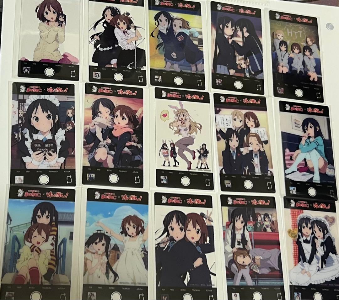 けいおん まねきねこ クリアカード 全種類セット