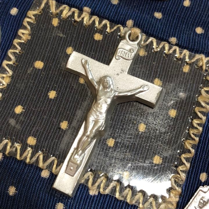 聖品 お守り アンティーク ヴィンテージ イエスキリスト ロザリオ